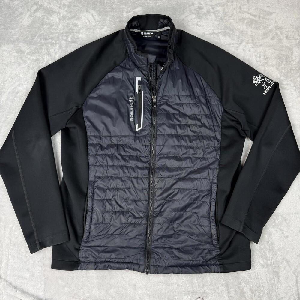 Sunice Black & Charcoal Hybrid Performance Jacket